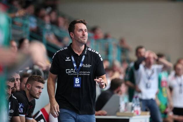 Ben Matschke Trainer Die Eulen Ludwigshafen GER, Handball, 1 Bundesliga, TSV GWD Minden against Die Eulen Ludwigshafen, 12 09 2019 Minden Copyright: xEIBNER JanxStrohdiekx EP_JSK