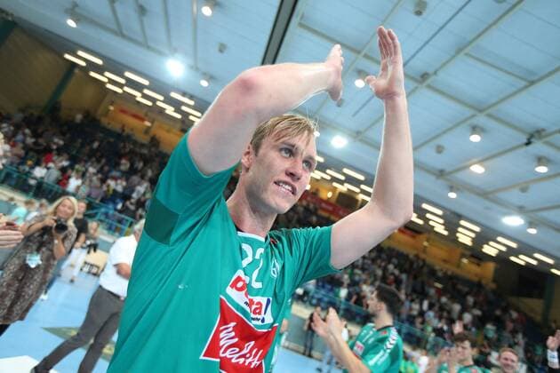 Marian Michalczik TSV GWD Minden 22 GER, Handball, 1 Bundesliga, TSV GWD Minden against Die Eulen Ludwigshafen, 12 09 2019 Minden Copyright: xEIBNER JanxStrohdiekx EP_JSK