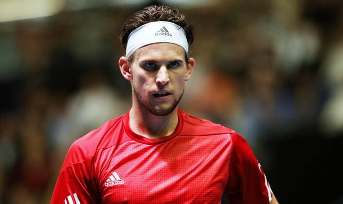 TENNIS - Davis Cup, FIN vs AUT ESPOO,FINLAND,13.SEP.19 - TENNIS - ITF Davis Cup, first round, Finland vs Austria. Image shows Dominic Thiem (AUT). GEPAxpictures xMatthiasxHauer