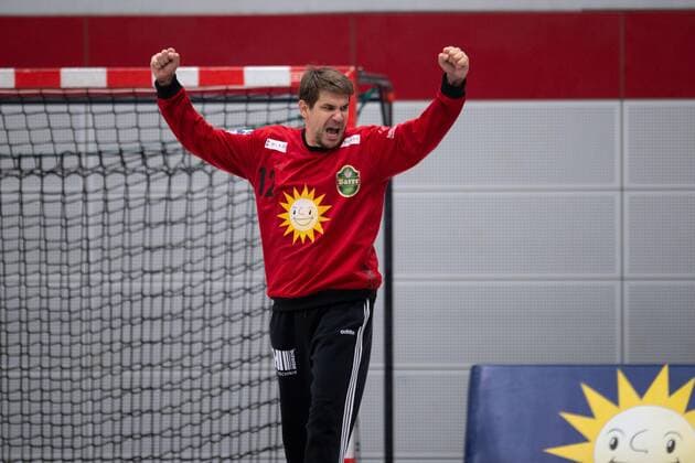 Lübbecke, Germany 13 09 2019 2 Handball Bundesliga 2019 2020 TuS N Lübbecke vs HSG Krefeld Peter Tatai Lübbecke Lübbecke Nordrhein Westfalen Germany Merkur Arena