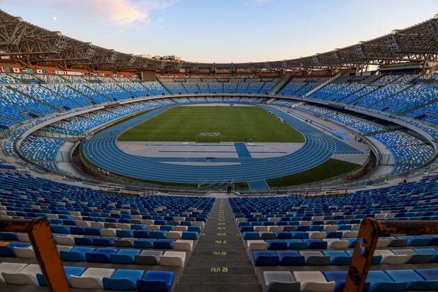 13th September 2019, San Paolo Stadium Fuorigrotta, Naples, Italy; The San Paolo Stadium is opened to the public for the first time after major renovations to the stadium - Editorial Use Only.  ActionPlus12166865 AlessandroxGarofalo