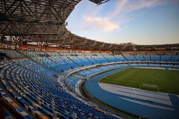 13th September 2019, San Paolo Stadium Fuorigrotta, Naples, Italy; The San Paolo Stadium is opened to the public for the first time after major renovations to the stadium - Editorial Use Only.  ActionPlus12166866 AlessandroxGarofalo