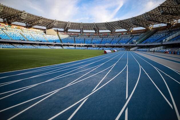 13th September 2019, San Paolo Stadium Fuorigrotta, Naples, Italy; The San Paolo Stadium is opened to the public for the first time after major renovations to the stadium - Editorial Use Only.  ActionPlus12166884 AlessandroxGarofalo