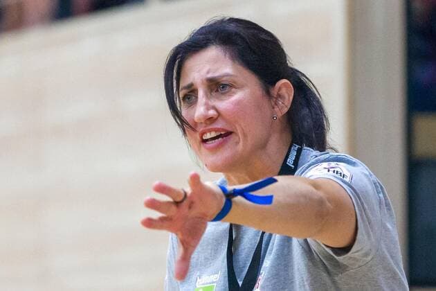 GER, Handball, Women, 2 Bundesliga, SV Union Halle Neustadt vs. TuS Lintfort, 14 09 2019, Trainer Tanja Logvin Union Halle Halle Erdgas Sportarena ST Germany