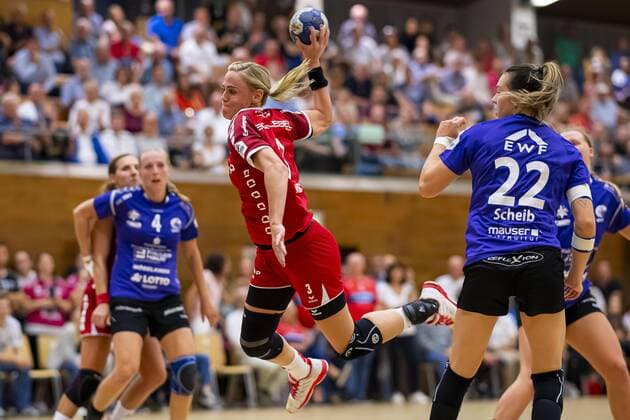 Bietigheim, Germany 14 September 2019 HBF 19 20 SG BBM Bietigheim vs HSG Bad Wildungen Vipers Maura Visser Bietigheim , Daniela Gustin Bietigheim Bietigheim Bissingen Halle am Viadukt Baden Württemberg Germany