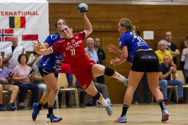Bietigheim, Germany 14 September 2019 HBF 19 20 SG BBM Bietigheim vs HSG Bad Wildungen Vipers Laura van der Heijden Bietigheim Bietigheim Bissingen Halle am Viadukt Baden Württemberg Germany