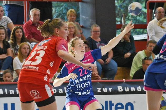 Maren Weigel TusSies Metzingen 22 TusSies Metzingen, handball, HBF, league game, 14 09 2019, photo TBaur Eibner Kurpfalz Baeren vs TusSies Metzingen Ketsch Copyright: xEIBNER TobiasxBaurx EP_TBR
