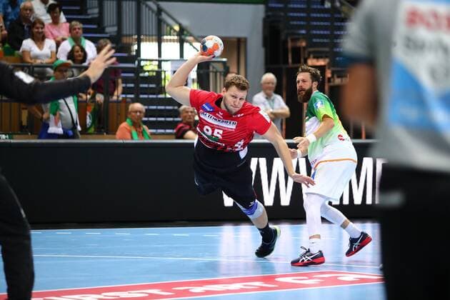 Goalscoring by Dominik Kalafut Nordhorn HSG Wetzlar vs. HSG Nordhorn, Handball, 1 League, 15 09 2019 HSG Wetzlar vs. HSG Nordhorn, Handball, 1 League, 15 09 2019 Wetzlar Copyright: xWeissx Eibner-Pressefotox EP_rws