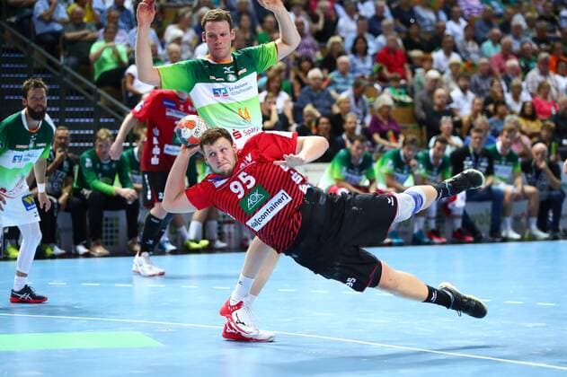 Goalscoring by Dominik Kalafut Nordhorn HSG Wetzlar vs. HSG Nordhorn, Handball, 1 League, 15 09 2019 HSG Wetzlar vs. HSG Nordhorn, Handball, 1 League, 15 09 2019 Wetzlar Copyright: xWeissx Eibner-Pressefotox EP_rws