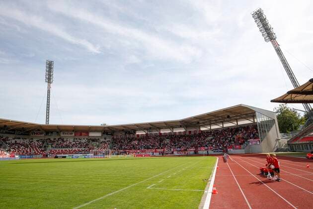 Football Regionalliga Nordost Saison 2019 2020 8 Matchday Sunday, 15 September 2019 at Steigerwaldstadion in Erfurt FC Rot Weiß Erfurt BFC Dynamo Overview Home Curve, Steigerwaldstadion FC Rot Weiß Erfurt BFC Dynamo
