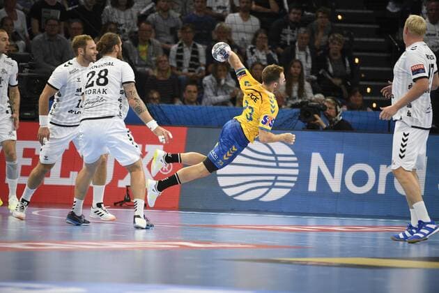 Arkadiusz Moryto Kielce is free, Handball, Men, THW Kiel vs. PGE Vive Kielce, Champions League, 1 Matchday, Group Phase, 15 09 19 Kiel Sparkassen Arena Schleswig Holstein Germany