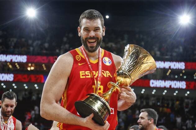Sport Themen der Woche KW37 Final del Mundial de Baloncesto de China entre Argentina y Espana. En la imagen, Marc Gasol. FIBA Basketball World Cup China final match between Argentina and Spain. In this picture, Marc Gasol. 