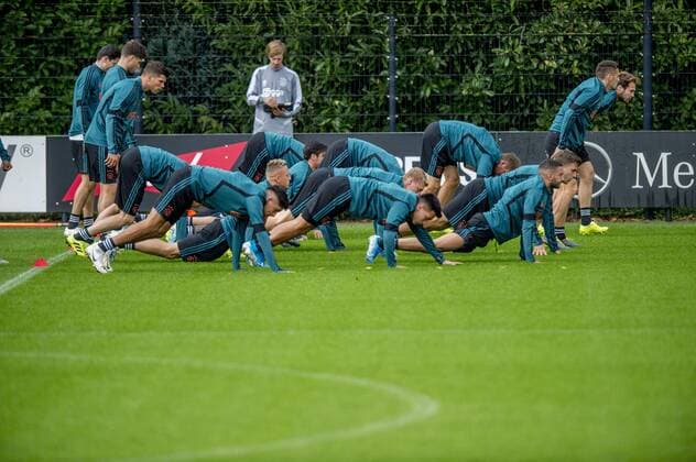16-09-2019 VOETBAL: TRAINING EN PERSCONFERENTIE AJAX: AMSTERDAM Overzicht Foto: SCS Michel Utrecht xVIxVIxImagesx xSoenarxChamidxsportfotografiexIVx 202103766