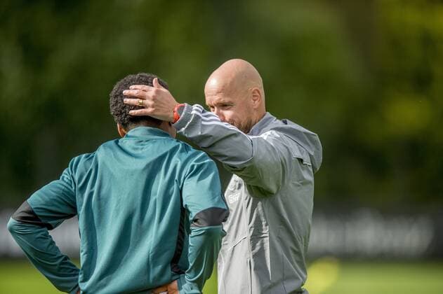 16-09-2019 VOETBAL: TRAINING EN PERSCONFERENTIE AJAX: AMSTERDAM Erik ten Hag, trainer Ajax Foto: SCS Michel Utrecht xVIxVIxImagesx xSoenarxChamidxsportfotografiexIVx 202104018