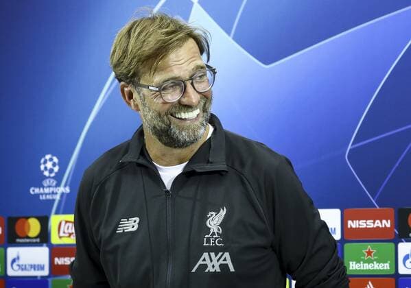 16th September 2019; San Paolo Stadium, Naples, Italy; press conference, PK, Pressekonferenz Liverpool Jurgen Klopp coach of Liverpool  ActionPlus12167906 AlessandroxGarofalo