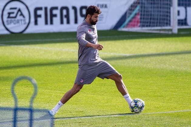 Atletico Madrid s forward Diego Costa takes part in a training session at Wanda Sports City in Madrid, Spain, 17 September 2019. Atletico Madrid will face Juventus in a UEFA Champions League groups stage match on 18 September. Training session of Atletico Madrid !ACHTUNG: NUR REDAKTIONELLE NUTZUNG!  Copyright: xRodrigoxJiménezx GRAF3768 20190917-637043170960653566