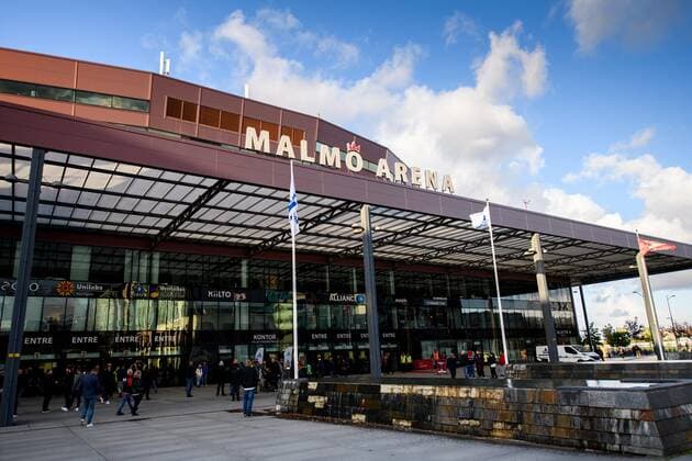 190917 Malmö Arena for the ice hockey match in SHL between Malmö Redhawks and Rögle on September 17, 2019 in Malmö,  Copyright: PETTERxARVIDSON BB190917PA006