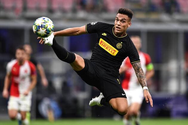 Sport Bilder des Tages Mg Brescia 15 09 2019 - Champions League Inter-Slavia Praga foto Matteo Gribaudi Image nella foto: Lautaro Martinez 