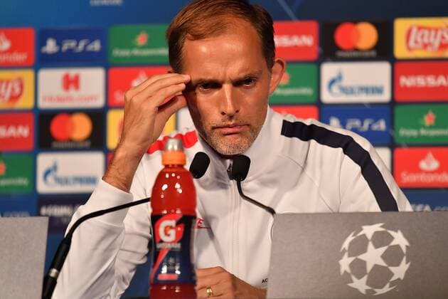 Fußball, CL, Paris St. Germain Pressekonferenz Thomas Tuchel, in press conference, PK, Pressekonferenz at the Parc des Princes on the eve of the league match, PSG-REAL on September 17, 2019.  JulienxMattiax xLexPictorium LePictorium_0214164