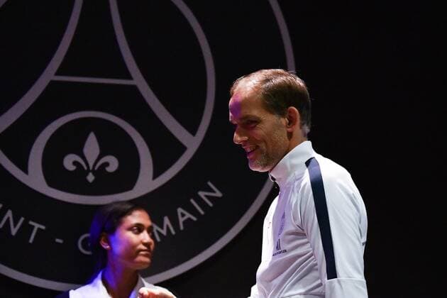 Fußball, CL, Paris St. Germain Pressekonferenz Thomas Tuchel, in press conference, PK, Pressekonferenz at the Parc des Princes on the eve of the league match, PSG-REAL on September 17, 2019.  JulienxMattiax xLexPictorium LePictorium_0214174