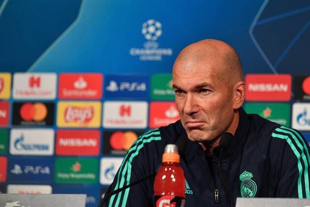 Fußball, CL, Real Madrid Pressekonferenz Zinedine Zidane in a press conference, PK, Pressekonferenz at the Parc des Princes on the eve of the league match, PSG-REAL on September 17, 2019.  JulienxMattiax xLexPictorium LePictorium_0214202