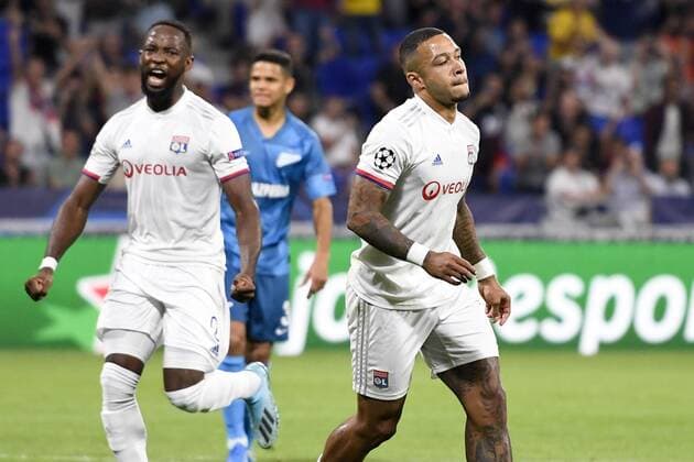 JOIE - 11 MEMPHIS DEPAY (OL) FOOTBALL : Lyon vs Zenith Saint Petersbourg - Ligue des Champions - 17 09 2019 AnthonyBIBARD FEP Panoramic 