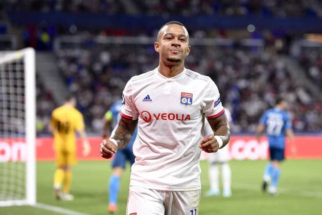 Fußball, CL, Olympique Lyon - Zenit St. Petersburg JOIE - 11 MEMPHIS DEPAY (OL) FOOTBALL : Lyon vs Zenith Saint Petersbourg - Ligue des Champions - 17 09 2019 AnthonyBIBARD FEP Panoramic 