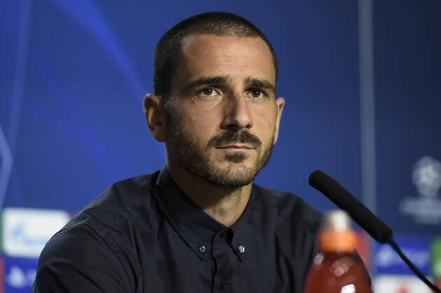 Fußball, CL, Juventus Turin Pressekonferenz Photo LaPresse - Fabio Ferrari September 17, 2019 Madrid (Spain) soccer press conference, PK, Pressekonferenz day before Atletico Madrid vs Juventus Fc - Uefa Champions League 2019 2020 - Group Stage 1 6 - Group D - Stadium Wanda Metropolitano of Madrid In the pic:Leonardo Bonucci (Juventus F.C.);  Copyright: xFabioxFerrari LaPressex