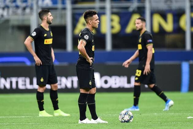 Db Milano 17 09 2019 - Champions League Inter-Sk Slavia Praga foto Daniele Buffa Image nella foto: delusione Inter 