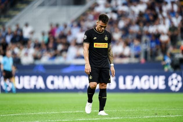 Db Milano 17 09 2019 - Champions League Inter-Sk Slavia Praga foto Daniele Buffa Image nella foto: delusione Lautaro Martinez 