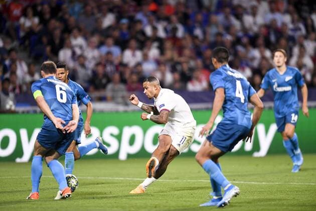 11 MEMPHIS DEPAY (OL) FOOTBALL : Lyon vs Zenith Saint Petersbourg - Ligue des Champions - 17 09 2019 AnthonyBIBARD FEP Panoramic 
