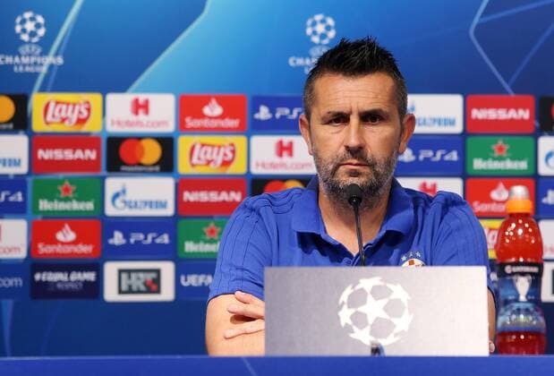 Fußball, CL, Dinamo Zagreb Pressekonferenz PXL_GNK Dinamo Zagreb press conference, PK, Pressekonferenz 17.09.2019., Zagreb, Croatia - GNK Dinamo coach Nenad Bjelicva held a press conference ahead of UEFA Champions League first match against Atalanta BC.  DaliborxUrukalovic PIXSELL