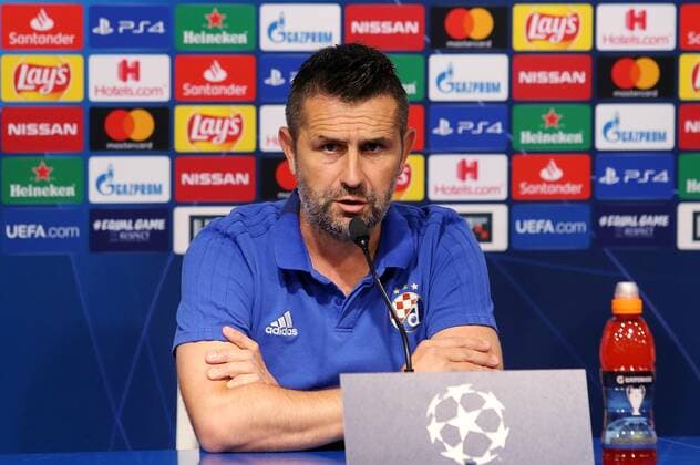 Fußball, CL, Dinamo Zagreb Pressekonferenz PXL_GNK Dinamo Zagreb press conference, PK, Pressekonferenz 17.09.2019., Zagreb, Croatia - GNK Dinamo coach Nenad Bjelicva held a press conference ahead of UEFA Champions League first match against Atalanta BC.  DaliborxUrukalovic PIXSELL