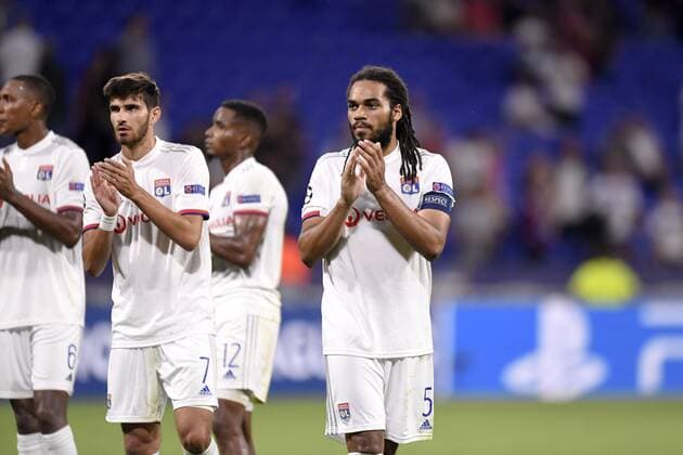 DECEPTION - FAIR PLAY - 05 JASON DENAYER (OL) - 07 MARTIN TERRIER (OL) FOOTBALL : Lyon vs Zenith Saint Petersbourg - Ligue des Champions - 17 09 2019 AnthonyBIBARD FEP Panoramic 