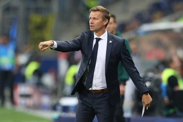 SOCCER - CL, RBS vs Genk SALZBURG,AUSTRIA,17.SEP.19 - SOCCER - UEFA Champions League, group stage, Red Bull Salzburg vs KRC Genk. Image shows head coach Jesse Marsch (RBS). GEPAxpictures xMathiasxMandl