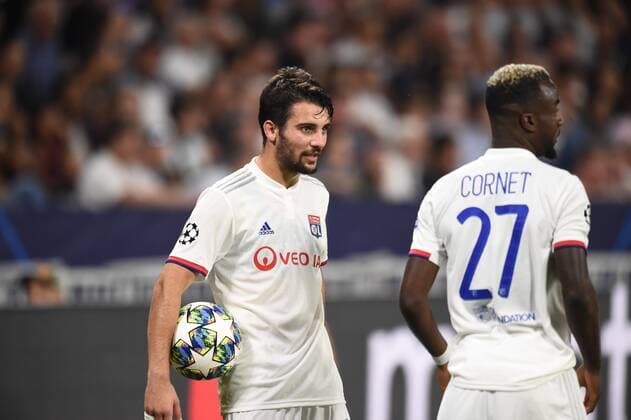 Leo Dubois et Maxwel Cornet (lyon) FOOTBALL : Lyon vs Zenith Saint-Petersbourg - Phase de groupe Ligue des Champions - 17 09 2019 FredericChambert Panoramic 