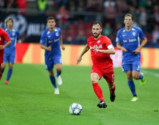 SOCCER - CL, RBS vs Genk SALZBURG,AUSTRIA,17.SEP.19 - SOCCER - UEFA Champions League, group stage, Red Bull Salzburg vs KRC Genk. Image shows Andreas Ulmer (RBS). GEPAxpictures xPatrickxSteiner