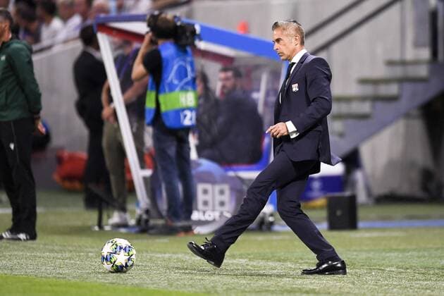 SYLVINHO (ENTRAINEUR LYON) - BALLON FOOTBALL : Lyon vs Zenith Saint Petersbourg - Ligue des Champions - 17 09 2019 AnthonyBIBARD FEP Panoramic 