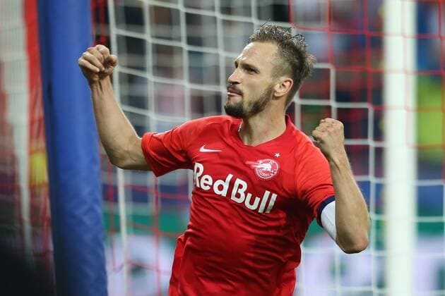 SOCCER - CL, RBS vs Genk SALZBURG,AUSTRIA,17.SEP.19 - SOCCER - UEFA Champions League, group stage, Red Bull Salzburg vs KRC Genk. Image shows Andreas Ulmer (RBS). GEPAxpictures xMathiasxMandl