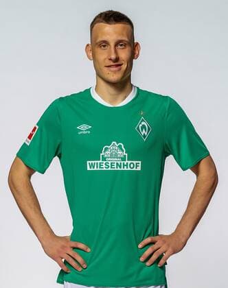 Portrait date Werder Bremen 2019 2010 16 04 2019, wohninvest Weserstadion, Bremen, Portrait date Werder Bremen 2019 2010, in picture Maximilian Eggestein Werder Bremen 35 1 BL Portrait date 2019 2020, nordphotox xWerderxBremen nph00001