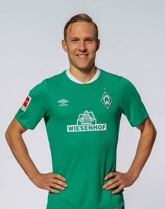 Portrait date Werder Bremen 2019 2010 16 04 2019, wohninvest Weserstadion, Bremen, Portrait date Werder Bremen 2019 2010, in picture Ludwig Augustinsson Werder Bremen 05 1 BL Portrait date 2019 2020, nordphotox xWerderxBremen nph00001