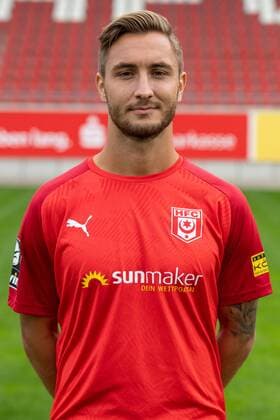 Felix Drinkuth HFC Hallescher Fussballclub e V 3 Liga, portrait date 2019 2020, Halle Saale Sachsen Anhalt Germany