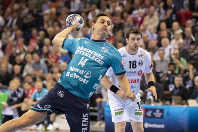 SG Flensburg Handewitt vs. Elverum Handball, Handball, EHF Champions League Group Phase, 18 09 19 Hampus Wanne SG Flensburg Handewitt, 14 Copyright: xBEAUTIFULxSPORTS MarioxM.xKobergx
