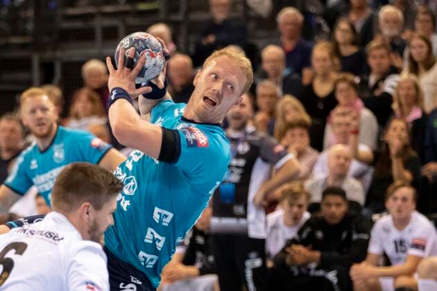 SG Flensburg Handewitt vs. Elverum Handball, Handball, EHF Champions League Group Phase, 18 09 19 Anders Zachariassen SG Flensburg Handewitt, 22 Copyright: xBEAUTIFULxSPORTS MarioxM.xKobergx