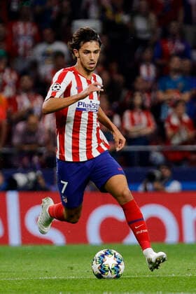 Joao Felix of Atletico de Madrid during UEFA Champions League match between Atletico de Madrid and Juventus at Wanda Metropolitano Stadium in Madrid, Spain. September 18, 2019.  (201909180298)