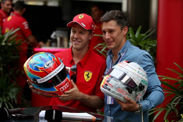 Photo4 LaPresse 19 09 2019 Singapore, Singapore Grand Prix Formula One Singapore 2019 In the pic: Sebastian Vettel (GER) Scuderia Ferrari SF90  Copyright: xPhoto4 LaPressex