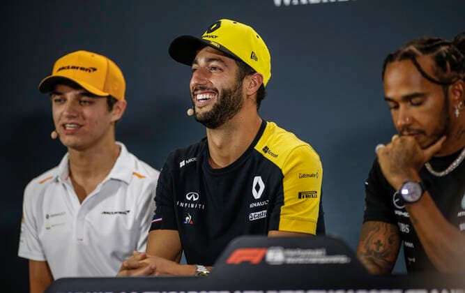 Motorsports: FIA Formula One World Championship, WM, Weltmeisterschaft 2019, Grand Prix of Singapore, 3 Daniel Ricciardo (AUS, Renault F1 Team), Singapore Singapore