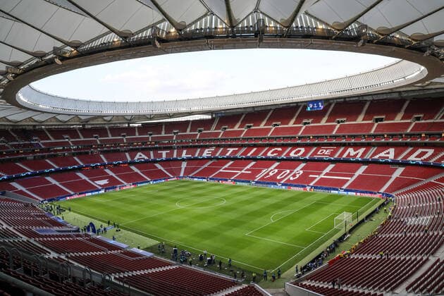 September 18, 2019, Madrid, Spain: General view of the Wanda Metropolitano stadium - pictured ahead of the UEFA Champions League, Group D football match between Atletico de Madrid and Juventus FC on September 18, 2019 at Wanda Metropolitano stadium in Madrid, Spain. Football - UEFA Champions League - Atletico de Madrid vs Juventus FC  - ZUMAb169 20190918_zaa_b169_066 Copyright: xManuelxBlondeau Aop.Pressx