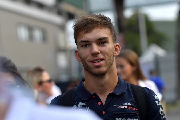 FORMULA 1 2019 SINGAPORE AIRLINES SINGAPORE GRAND PRIX 19 09 2019, Marina Bay Street Circuit, Singapore, FORMULA 1 2019 SINGAPORE AIRLINES SINGAPORE GRAND PRIX, pictured Pierre Gasly FRA 10 , Red Bull Toro Rosso Honda nordphotoxBratic nph00250