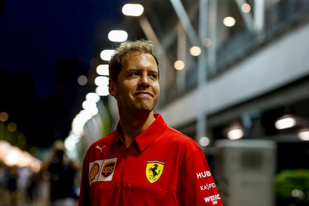Motorsports: FIA Formula One World Championship, WM, Weltmeisterschaft 2019, Grand Prix of Singapore, 5 Sebastian Vettel (GER, Scuderia Ferrari Mission Winnow), Singapore Singapore